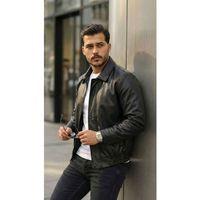 Erkek Astarlı Deri Ceket