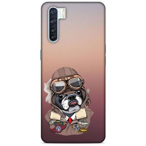Animax Pilot Bulldog Oppo A91 Kılıf Desenli Silikon