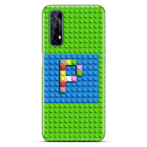 Lopard Oppo Realme 7 Uyumlu Kılıf BloX (28) Arka Kapak P Harfi