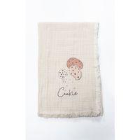 Bistyle Bistyle Müslin Battaniye 100x200 Cookies Make Happy 70158 Ekru