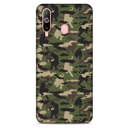 Kamuflaj 85 Samsung Galaxy A60 Kılıf Silikon Kapak
