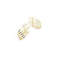 Taşlı Küpe - Altın