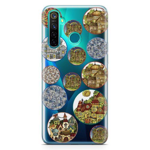 Realme 5 Pro Kılıf Ev Dekorasyonları Arka Kapak Koruma Desenli Full Koruyucu