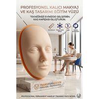 3D Kalıcı Makyaj Pratik Yüzü, Silikon Microblading Kaş Dudak Eğitim Mankeni 723165