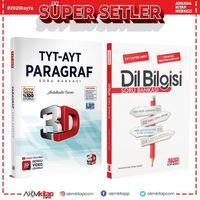 3D Yayınları TYT AYT Paragraf ve AKM Dil Bilgisi Soru Bankası Seti 2 Kitap