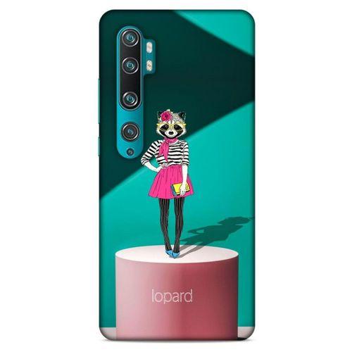 Xiaomi Mi Note 10 Kılıf FunnyMaX (10) Full Koruma Kılıfı Yeşil Pembe