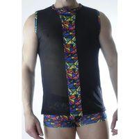 Erkek Transparan Renki Atlet Boxer Takımı