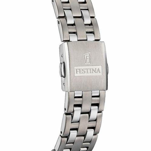 Festina F20696/1 Quartz Titanyum Gri Beyaz Kadran 41 mm Erkek Kol Saati