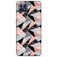 Mermer Desenli (32) Tema Soft Silikon Kılıf Bakır rengi Huawei P40 Lite Kılıf