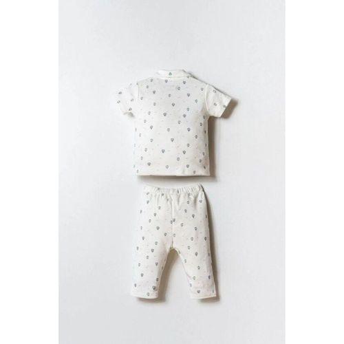 U.S.Polo U.S. Polo Gömlek Pijama Takımı USB2852 Beyaz