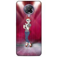 Xiaomi Poco F2 Pro Kılıf FunnyMaX (50) Shockproof Kılıf Koyu Pembe Kedi