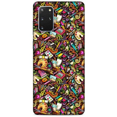 Graffitix (18) Desenli Silikon Kapak Samsung Galaxy S20 Plus Kılıf