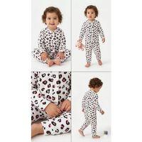 6-24 Ay Boydan Çıtçıtlı Penye Bebek Pijaması