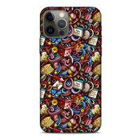 Graffitix (47) Desenli Silikon Kapak Apple iPhone 12 Pro Kılıf