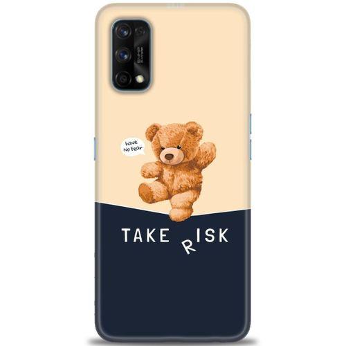 Realme 7 Pro Kılıf HD Baskılı Kılıf - Take Risk + Tam Ekran Koruyucu