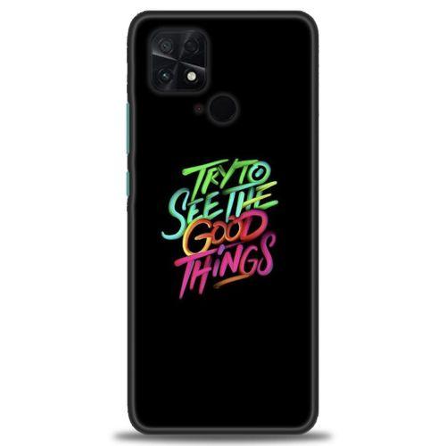 Xiaomi Poco C40 Kılıf HD Baskılı Kılıf - Good Things + Tam Ekran Koruyucu