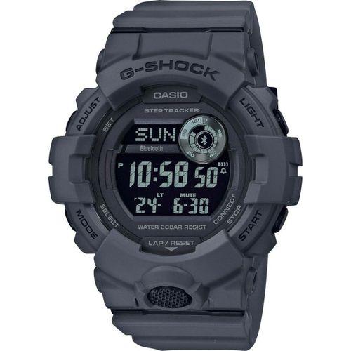 Casio GBD-800UC-8DR Quartz Dijital Silikon Gri Siyah Kadran 10 ATM 49 mm Erkek Kol Saati