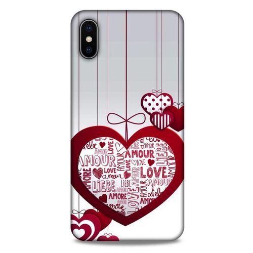 Apple iPhone XS Max Kılıf Hediyelik Seri Sevgililer Günü (10) 14 Şubat Full Koruma Kılıfı