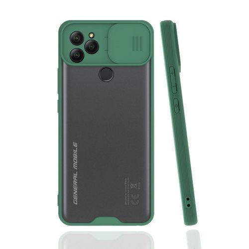 Newface General Mobile GM 22 Kılıf Platin Kamera Koruma Silikon - Yeşil