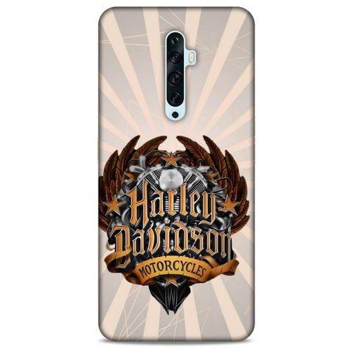 Oppo Reno 2z Uyumlu Kılıf Motorsiklet (3) Kapak Harley Davidson