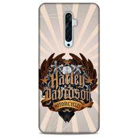Oppo Reno 2z Uyumlu Kılıf Motorsiklet (3) Kapak Harley Davidson