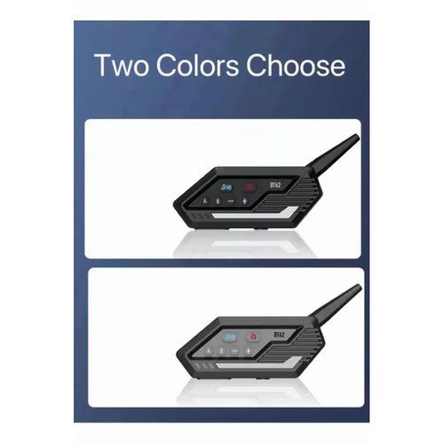 Bt62 Motosiklet Kask Kulaklığı Bluetooth Intercom 2 Intercom Bağlantılı