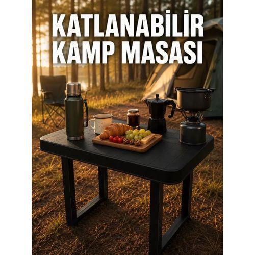 Katlanabilir Kamp Masası Taşınabilir Plastik Piknik Ve Bahçe Masası İçin Uygun