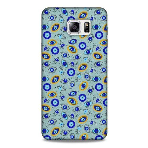 Nazarium (34) Desenli Silikon Kapak Samsung Galaxy Note 5 Kılıf