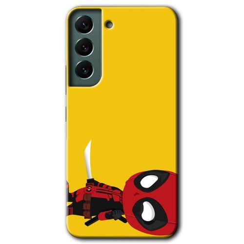 Potkal Hediye Fabrikası Samsung Galaxy S22 Plus Kılıf HD Desen Baskılı Arka Kapak - DeadPool 6