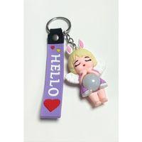 Peri Işıklı Silikon Anahtarlık