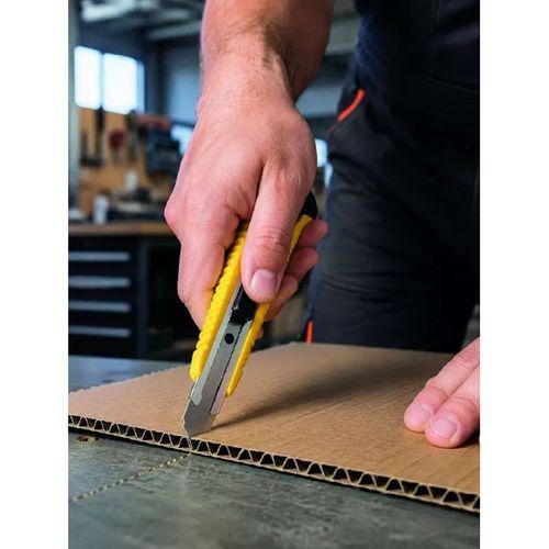 5 Adet Metal Falçata Seti Ergonomik Saplı Çelik Maket Bıçağı Koli Ambalaj Pvc Kesici
