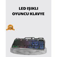 Profesyonel  Klavye Mouse Seti – Rgb Işıklı, Türkçe Q, Dpı Ayarlı, Dayanıklı Gövde