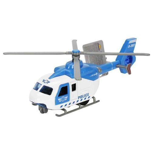 Çek Bırak Metal Helikopter 20 cm - Mavi