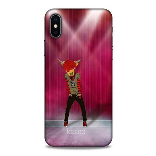 Apple Iphone X Kılıf FunnyMaX (27) Tasarımlı Kılıf Fuşya