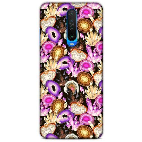 Xiaomi Poco X2 Kılıf Baskılı Özel Seri Taşlı (16) Kalın Kılıf