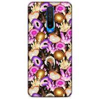 Xiaomi Poco X2 Kılıf Baskılı Özel Seri Taşlı (16) Kalın Kılıf