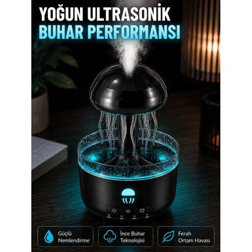 Ultrasonik Denizanası Hava Nemlendirici Sessiz Çalışan Rgb Ortam Işıklı Aromaterapi Difüzörü