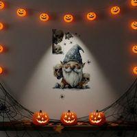 Gotik Cüce Ve Kafatası Halloween Duvar Sticker Seti