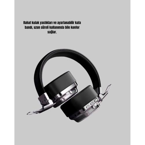 Kablosuz Bluetooth Kulak Üstü Kulaklık Kristal Ses Kalitesi Ve Ergonomik Yapı