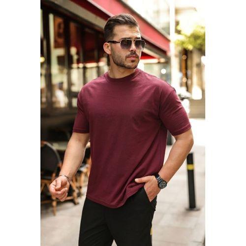 Erkek Kolları Dar Kesim Rahat Kalıp Basic Tişört