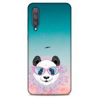Animax Gözlüklü Panda Xiaomi Mi 9 Kılıf Desenli Silikon