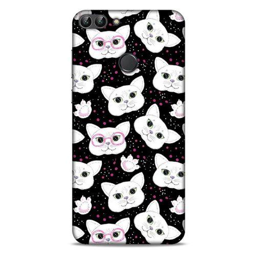 Lopard Huawei Psmart Uyumlu Kılıf Kediler (30) Silicone Case Patiler