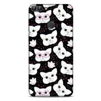 Lopard Huawei Psmart Uyumlu Kılıf Kediler (30) Silicone Case Patiler