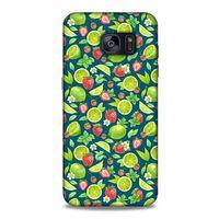 Frutix Çilek Lime  01 Samsung Galaxy S7 Edge Kılıf Desenli Silikon