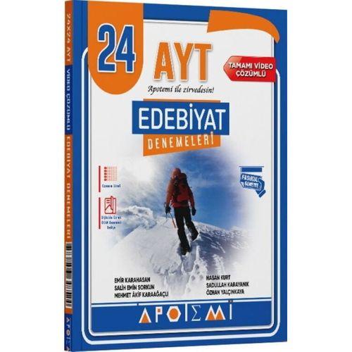 AYT Edebiyat 24 Çözümlü Deneme Apotemi Yayınları
