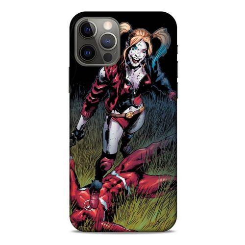 Apple iPhone 12 Pro Uyumlu Kılıf Harley Quinn (40) Fit Silikon Kılıf Leylak