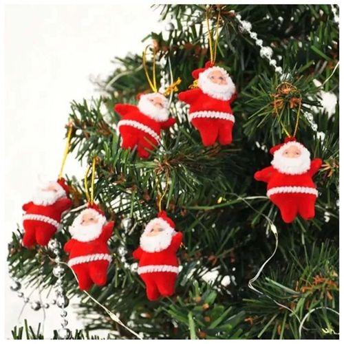 Kika Joy Ağaç Süsü Noel Baba 6Lı