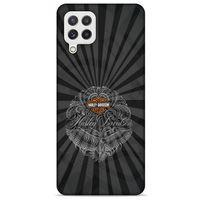 Samsung Galaxy A22 Uyumlu Kılıf Motorsiklet (40) Fit Silikon Kılıf Harley