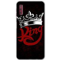 Galaxy A7 2018 Kılıf HD Desen Baskılı Arka Kapak - King