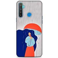 Oppo Realme 5i Kılıf Depresyon (6) Silikon Kılıf Su Yeşili